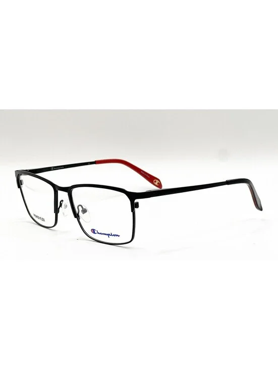 Champion Snap C02 Black Rectangle Authentic Eyeglass Frames 55-17-140