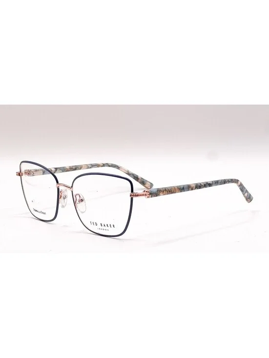 Ted Baker TW508 Gry Gray Cat Eye Authentic Eyeglass Frames 53-16-135