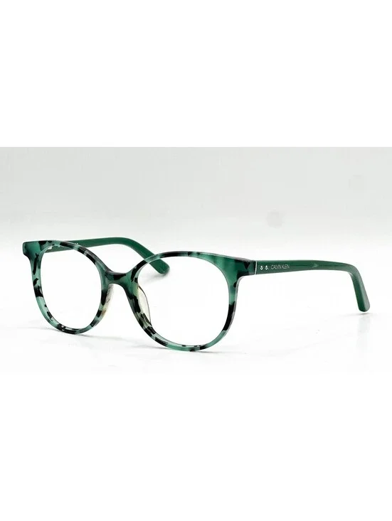 Calvin Klein Ck18538 352 Jade Tortoise Round Authentic Eyeglass Frames 50-18