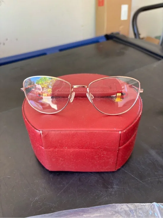 Warby Parker Georgia Rose Gold Eyeglass Frames