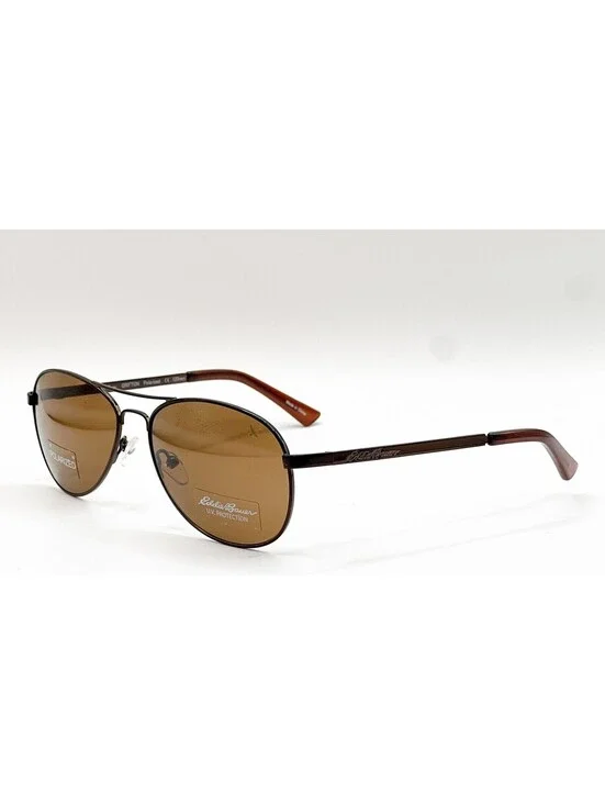 Eddie Bauer EB39405P BR Brown Full Rim Authentic Sunglasses 61-17-133