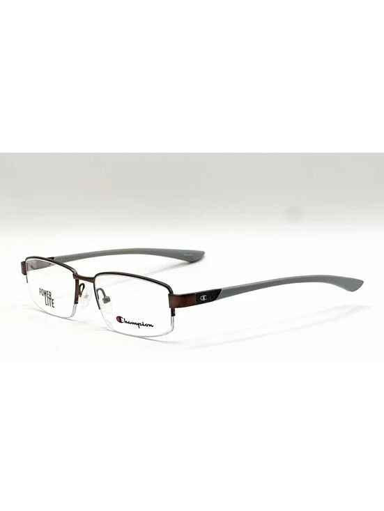 Champion CU 2010 C03 Gray Rectangle Authentic Eyeglass Frames 52-17-135