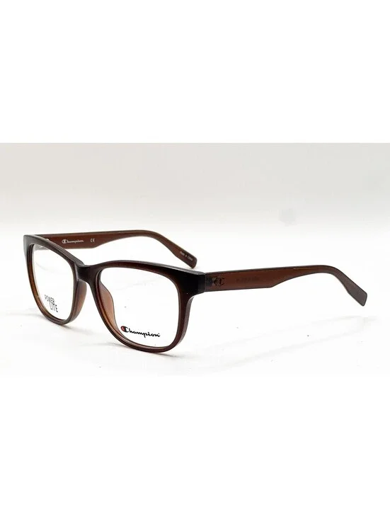 Champion CU3009 C02 Brown Rectangle Authentic Eyeglass Frames 55-17-138