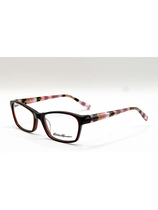 Eddie Bauer EB32215 BR Brown Cat Eye Authentic Eyeglass Frames 53-16-130