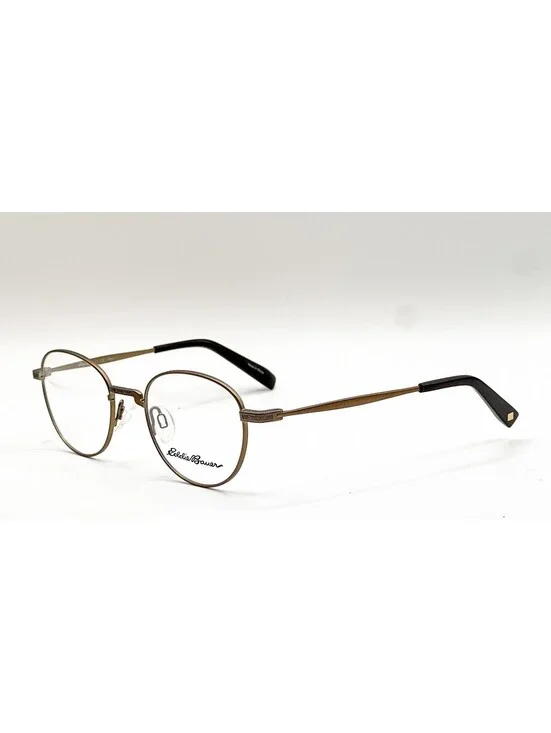 Eddie Bauer EB32213 Brown Round Authentic Eyeglass Frames 49-20-135