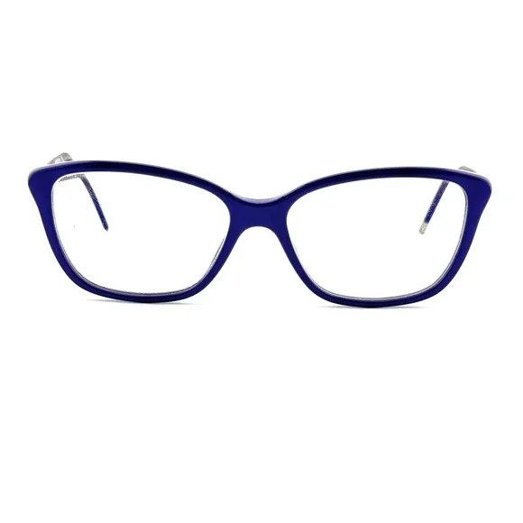 Burberry Eyeglasses Frames B 2170 3457‎ Purple Silver Cat Eye 52-15-140 H13343
