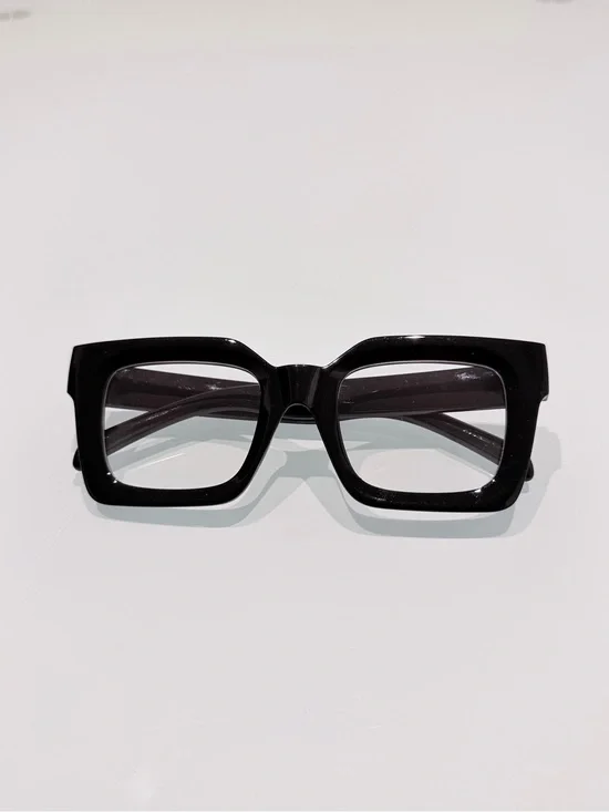 ROMANA Classic Square Black Women's Fashion Glasses - Theframebar