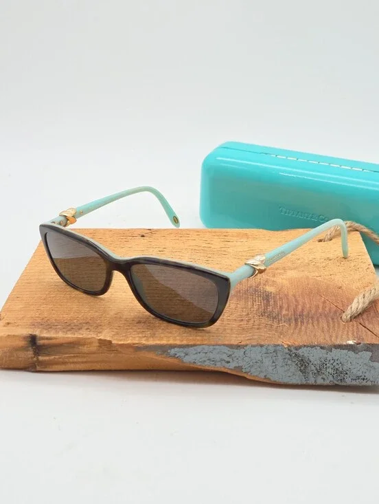 Tiffany & Co Frames Only TF2074 8134 Cat Eye Eyeglasses Blue