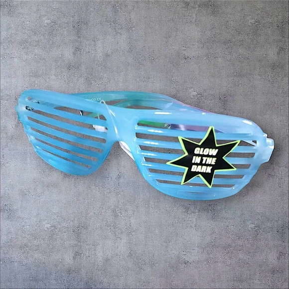 Glow In The Dark Shutter Streetwear Glasses Trending on Socials Deadstock