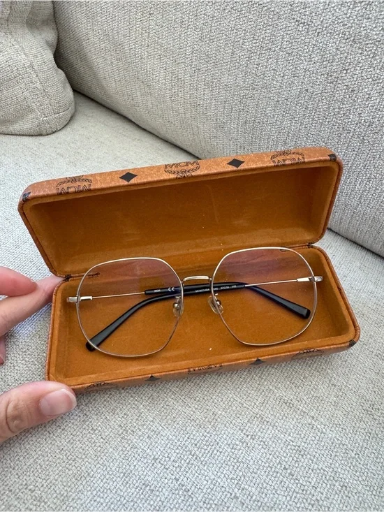 MCM Eyeglasses Silver Rim Frames