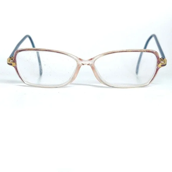 Silhouette SPX 1921 05 6054 135 Eyeglasses Frames Austria Blue Pink Clear Womens