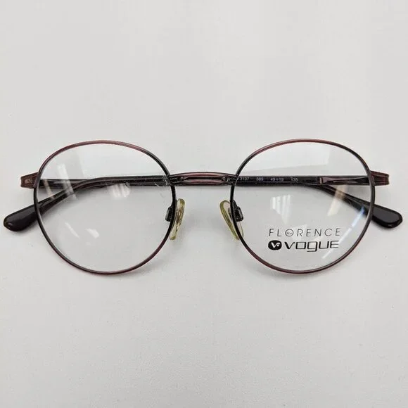 🕶️Made in Italy! Vogue VO3137-389 Round Eyeglasses 49/19-135 / JLE752🕶️