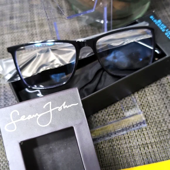 Sean John Blue Light Blocking Glasses  +0.00 Power Unisex