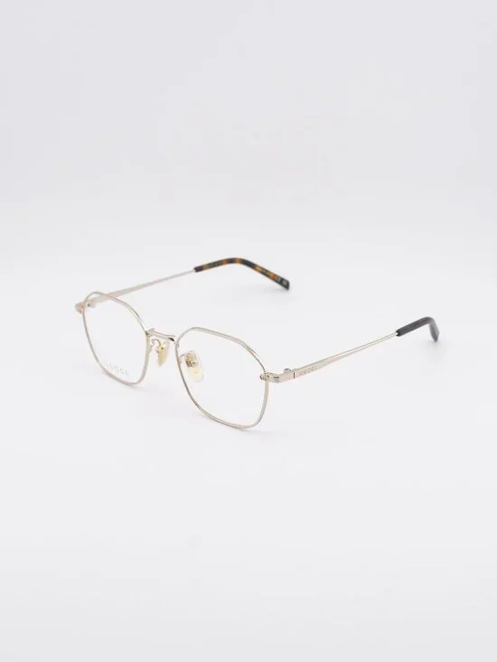 Gucci GG1956OK 001 Eyeglasses Gold 51mm Square Frame