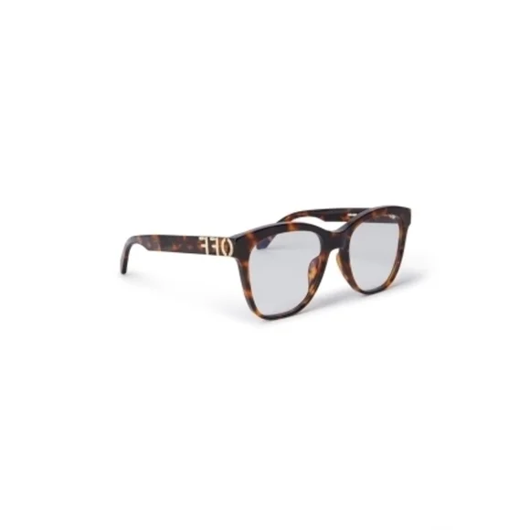 NWT Off-White Style 69 Havana Square 54mm Eyeglasses