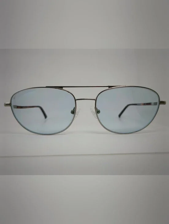 Vic. Small Brushed Silver Aviator. Double Bar Strength. Smaller Size.N