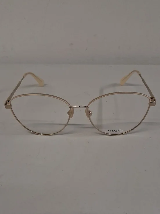 NWOT Womens Rxable Max & Co. MO5006 032 Gold Eyeglass Frames