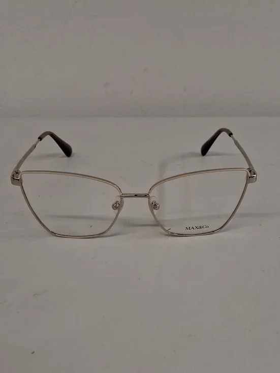 NWOT Womens Rxable Max & Co. MO5035 032 Silver Gold Tone Eyeglass Frames