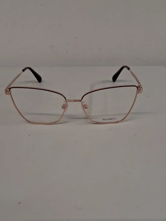 NWOT Womens Rxable Max & Co. MO5035 Rose Gold Cat-Eye Eyeglass Frames
