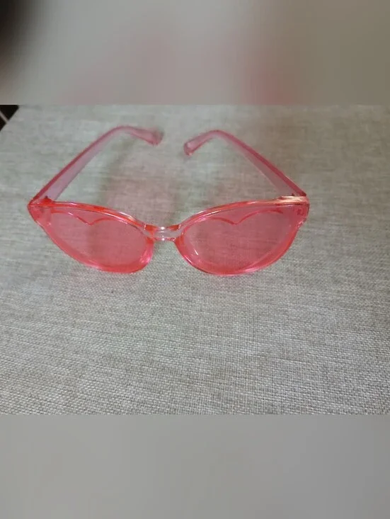 Pink 🩷Transparent Retro Cat-Eye Sunglasses