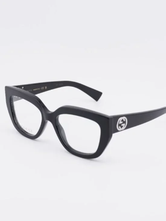 Gucci GG1847O 001 Eyeglasses Black 53mm Cat Eye Frame