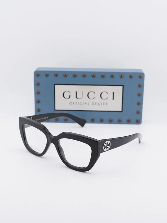 Gucci GG1847O 001 Cat Eye Eyeglasses 53mm - Black