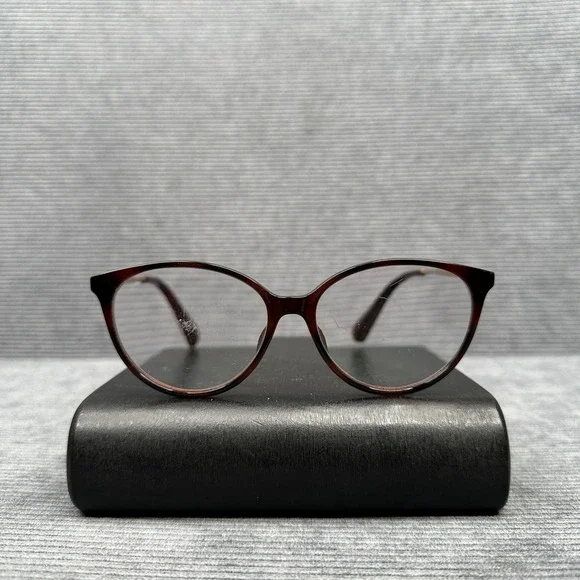 Max&Co. Tortoiseshell Cat Eye Y2K Eyeglasses Brown Gold Vintage 004148410030