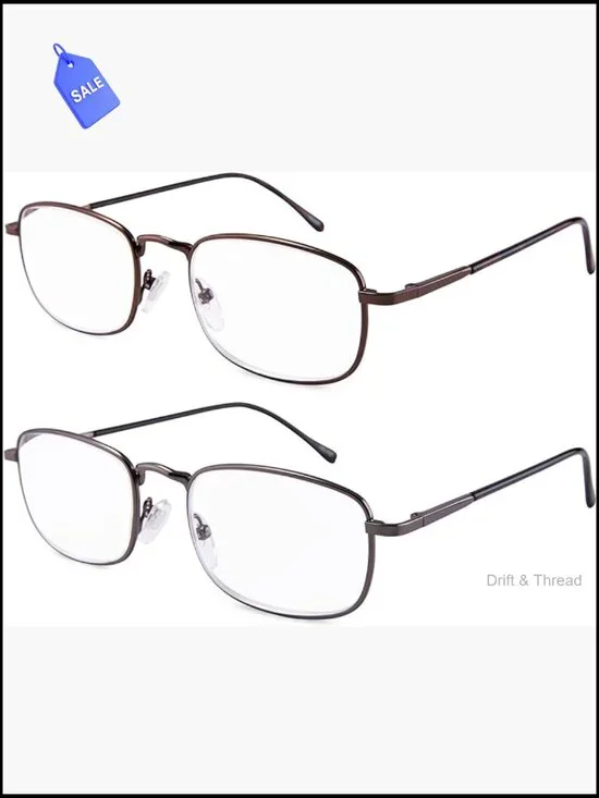 High Power Reading Glasses Spring Hinge 4.50 5.00 5.50 6.00 Men Women Reader