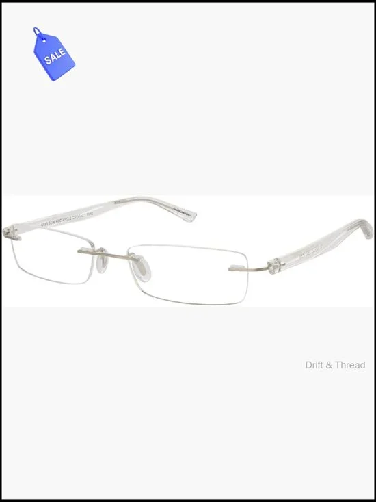 Slim Rectangle Reading Glasses Handmade Scratch Resistant Readers