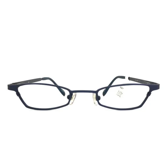 ogi Petite Eyeglasses Frames 2146 COL. 541 Dark Navy Blue Cat Eye 40-21-135