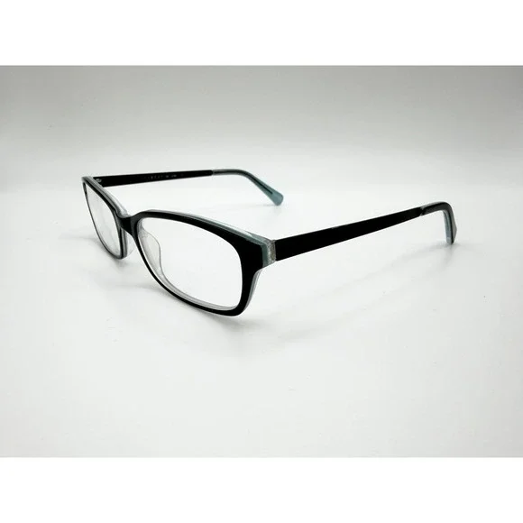 Lizwear by Liz Claiborne Black Eyeglasses Frames Only Full Rim 50-16-135