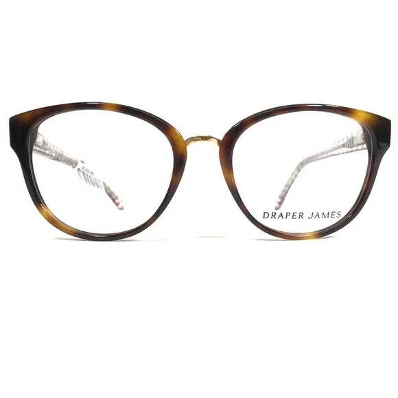 Draper James Eyeglasses Frames DJ5019 215 TORTOISE Pink Clear Square 52-18-140