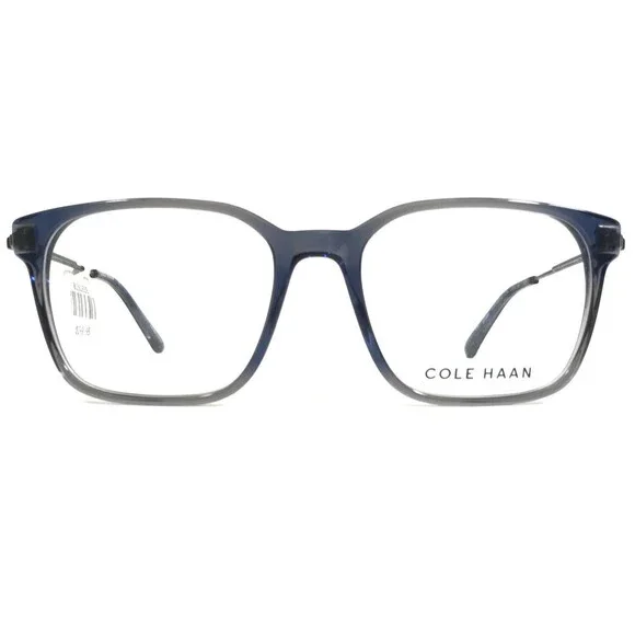 Cole Haan Eyeglasses Frames CH4045 414 NAVY CRYSTAL Square Clear Blue 53-18-140