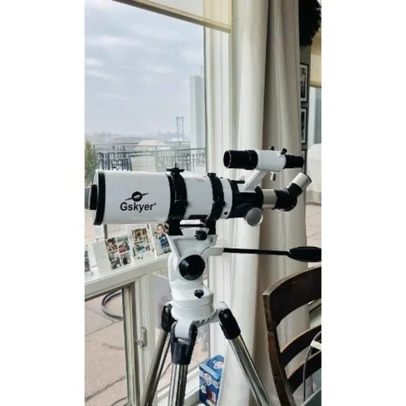 Gskyer Telescope, Telescopes, 80mm AZ Space Astronomical Refractor Telescope