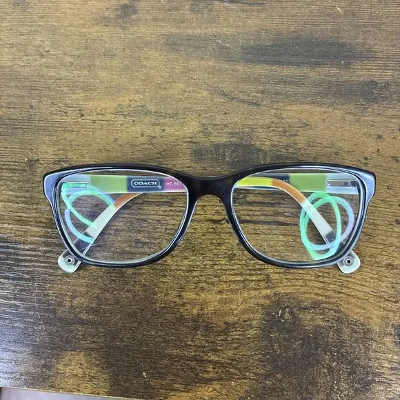 Coach HC6013 Julayne 5001 Dark Tortoise Eyeglass FRAMES ONLY 52 16 135