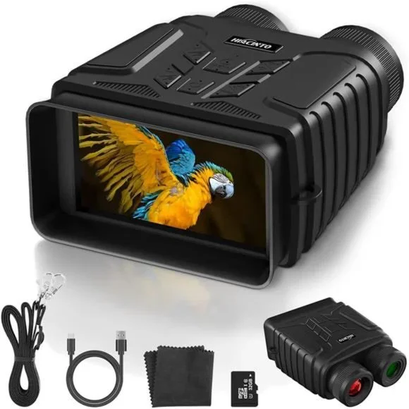 Night Vision Binocular- 4.5'' Large Screen Night Vision Goggles 32GB Memory Card