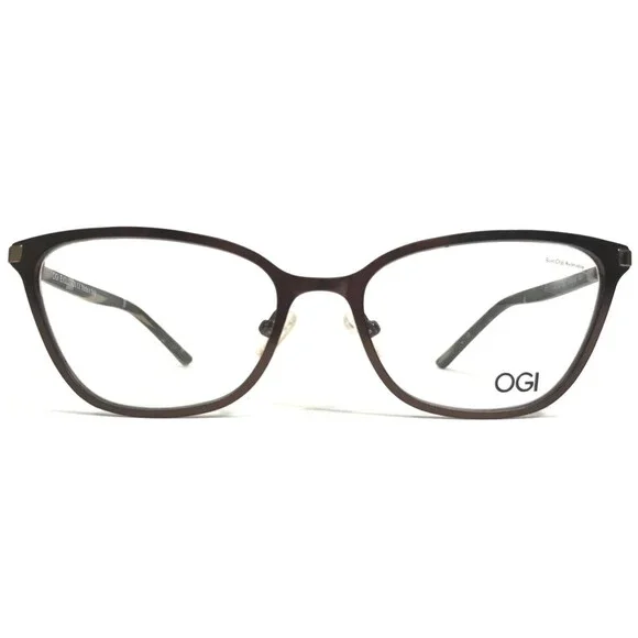 OGI Eyeglasses Frames EVOLUTION 4315/1886 Brown Cat Eye Full Rim 54-18-140