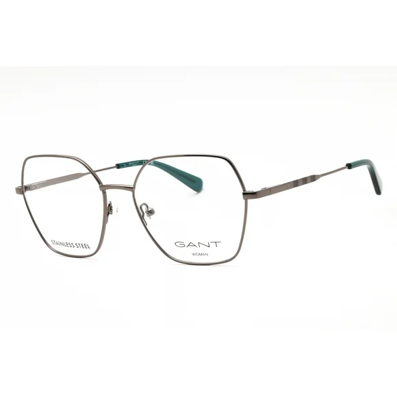 NWT Gant GA4154 Dark Ruthenium Oversized 55mm Eyeglasses