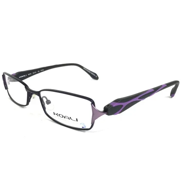 Morel Eyeglasses Frames KAOLI 6672K PP169 Black Purple Rectangular 50-16-135