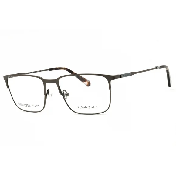 NWT Gant GA3241 Dark Nickeltin Rectangle 53mm Eyeglasses
