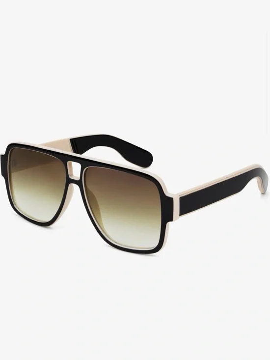 Eye2 Retro 70s Aviator Oversized Bold Square Men & Women Square Sunglasses NEW