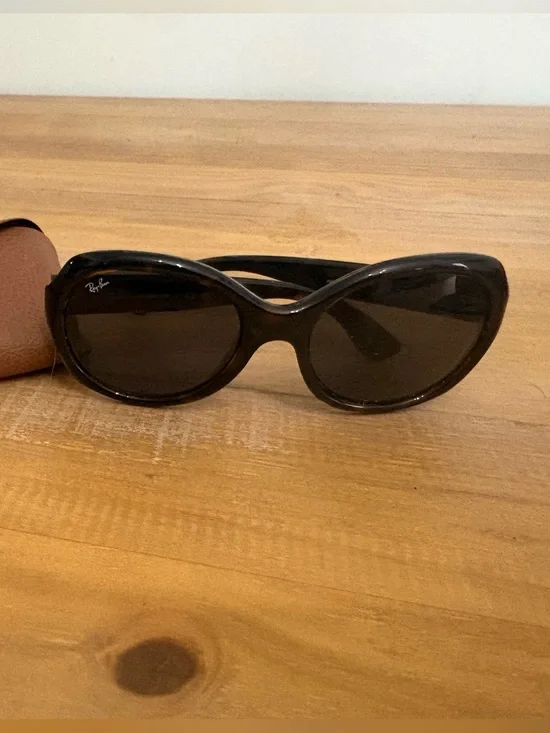 Ray-Ban Black Oval Sunglasses