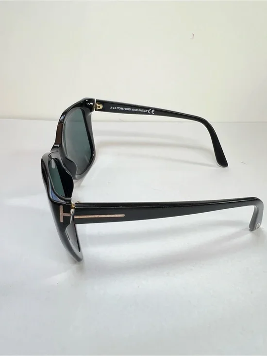 Tom Ford Black Sunglasses Temple Arm with White Logo