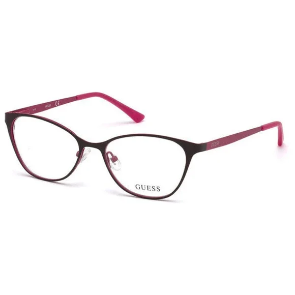 NWT GUESS 3010 51050 Black/Fuxia Eyeglasses