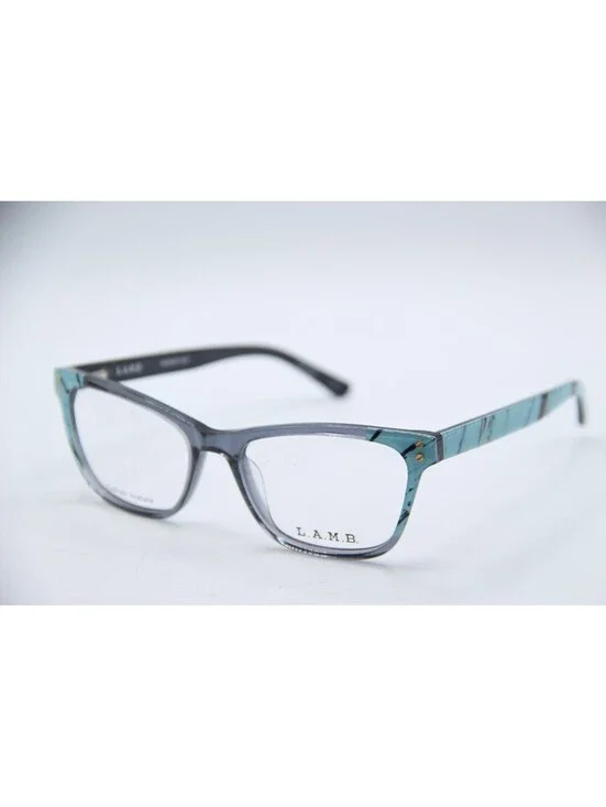 L.A.M.B. La075 B:38 Glacier Gray Blue Authentic Eyeglasses 53-17 140