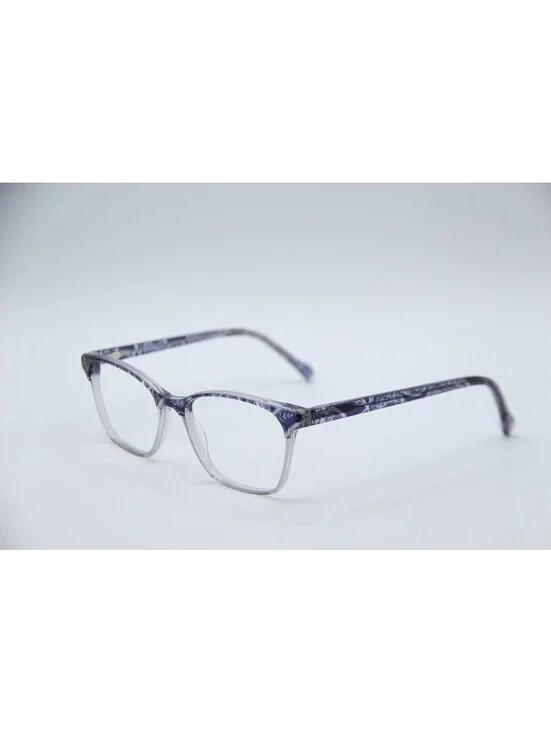 Vera Bradley Andie Indio Ino Clear Purple Authentic Frames Eyeglasses 52-16