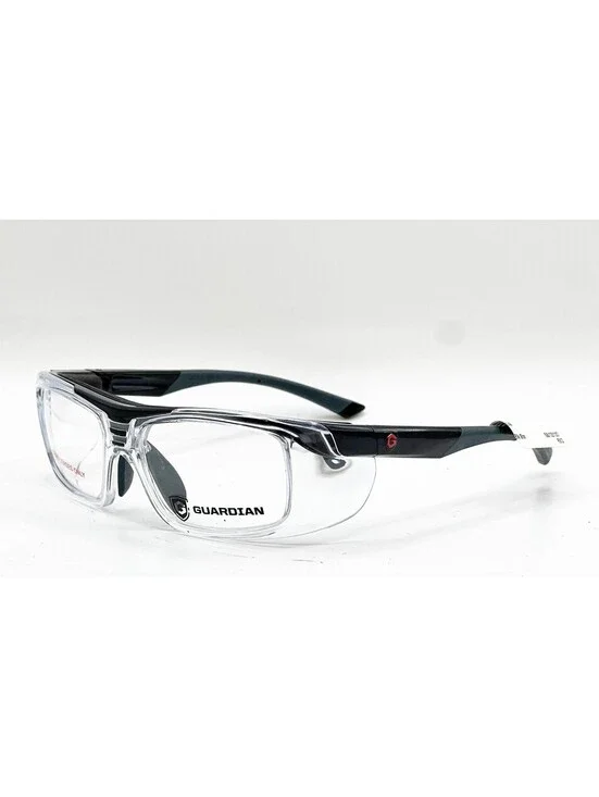 Guardian Grxs01 Black Shiny Safety Authentic Eyeglasses 56-12-127