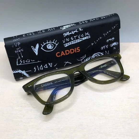 Caddis Porgy Backstage Rx Glasses FRAMES ONLY Heritage Green  50-23-145 UNISEX