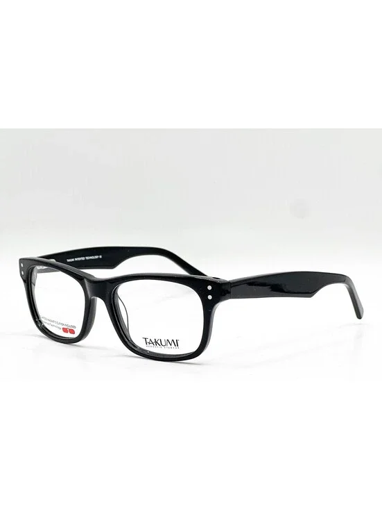 Takumi Tk969 90 Black Authentic Eyeglasses W/ Clip 48-16-135