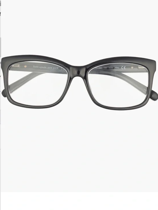New kate spade Dollie 2.50 reading glasses with case and cloth